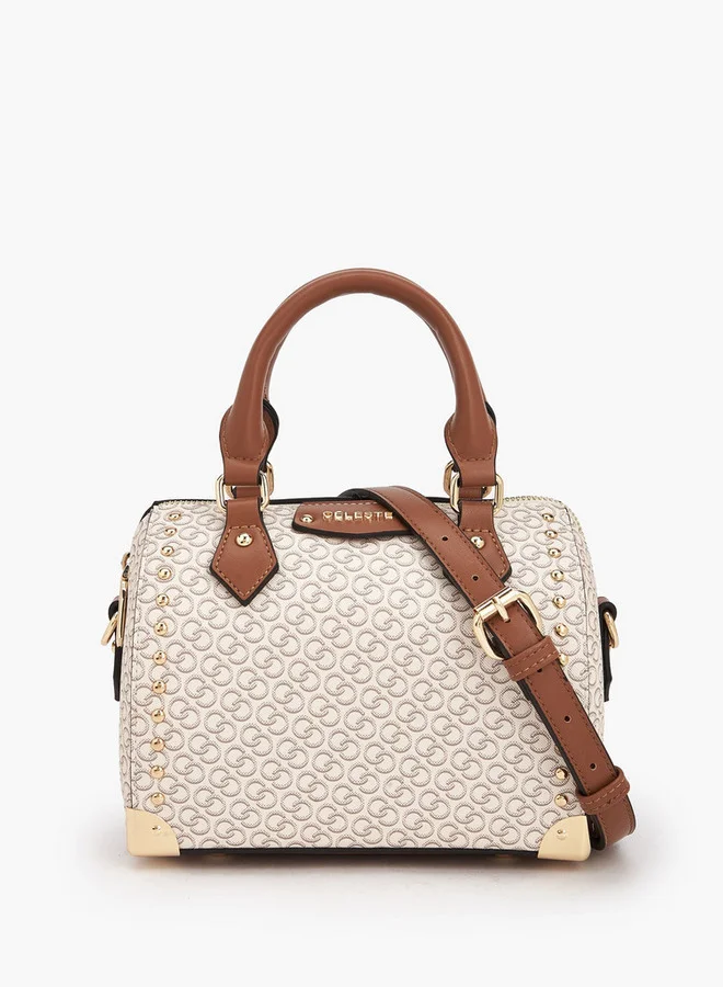 سيليست Textured Crossbody Bag With Adjustable Strap